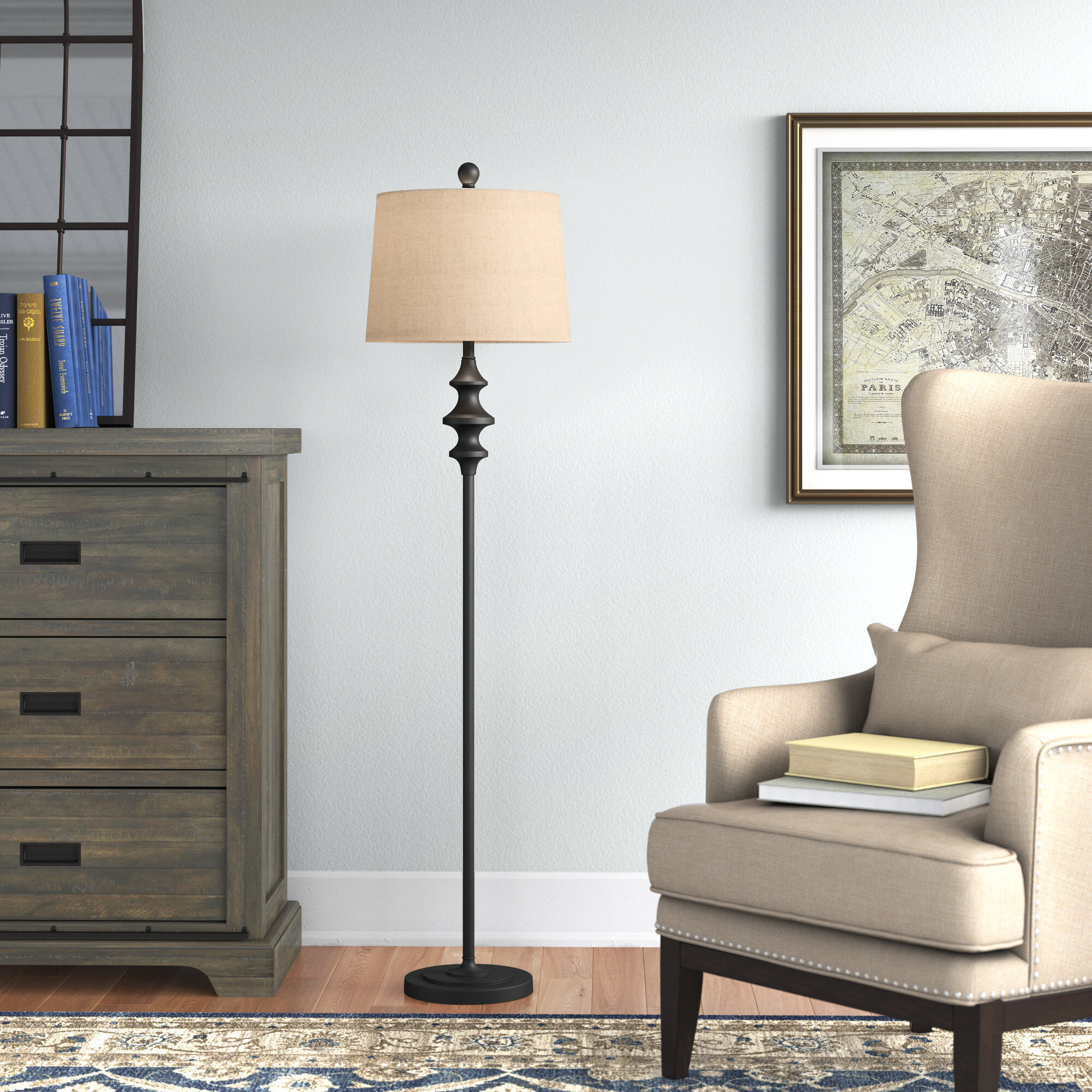 Three Posts Bustillos 61 Floor Lamp Reviews Wayfair